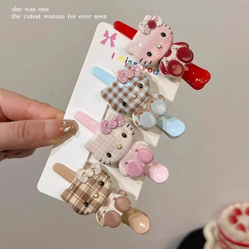 Tech Hair Accessories - Fashion Kawaii Sanrio Hello Kitty Lattice