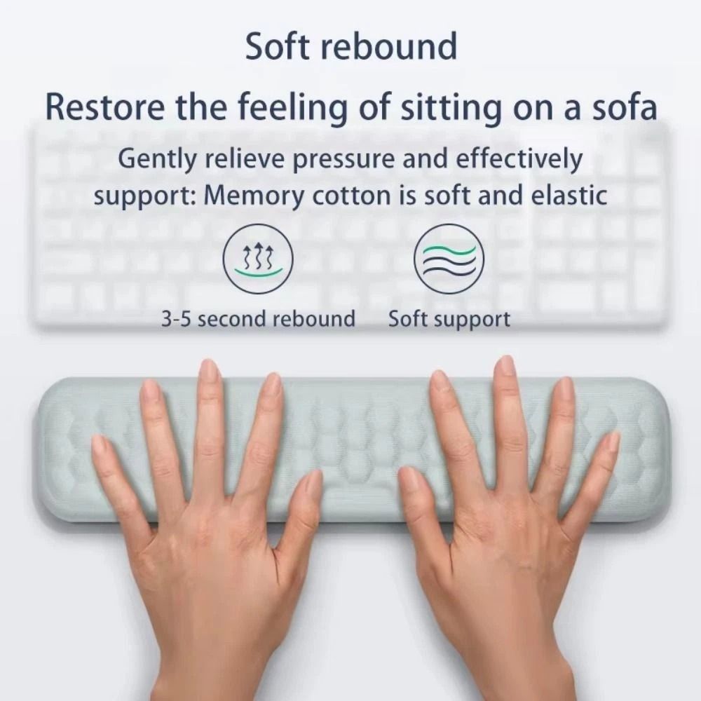 Keyboard Wrist Pad Leather - Creative Ergonomic Mouse Pad Wrist Rest