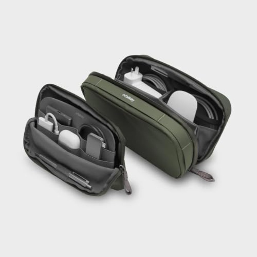 Tech Accessories Travel Organizer Pouch - 2-in-1 Tech Accessory Pouch with Detachable