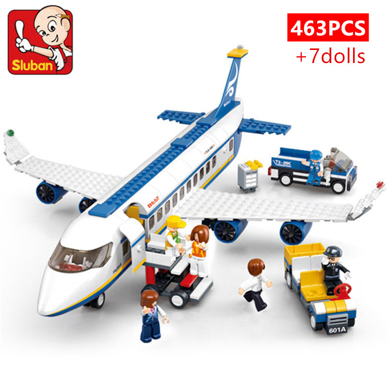 Tech Diving Accessories - 463Pcs City Airport Airbus Aircraft Airplane