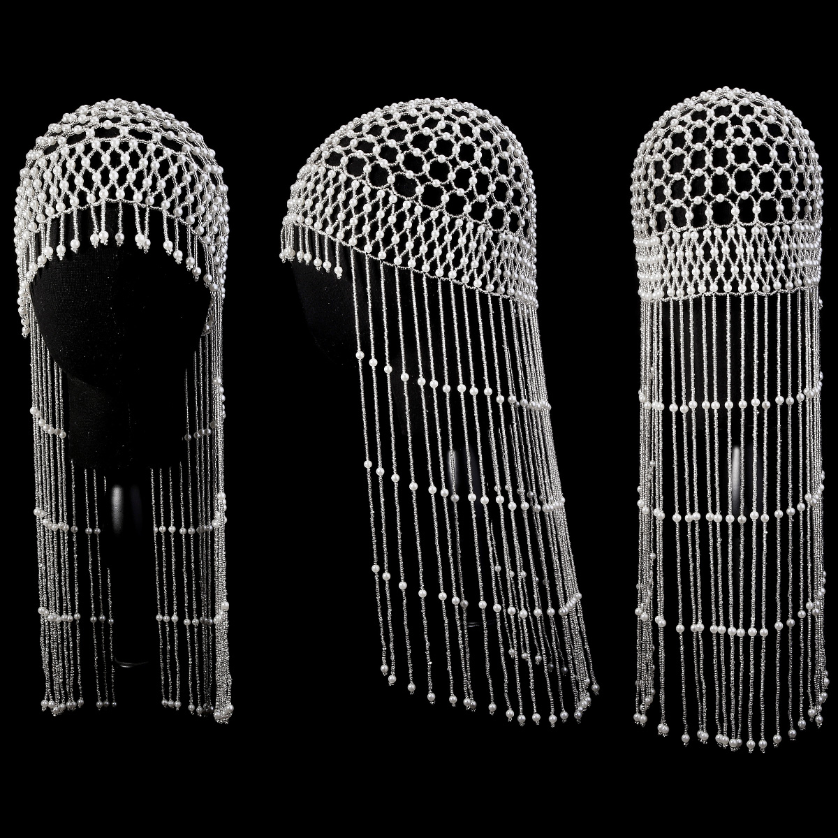 Luxury Pearls Beaded Headwrap  - Tech Hair Accessories avis et prix
