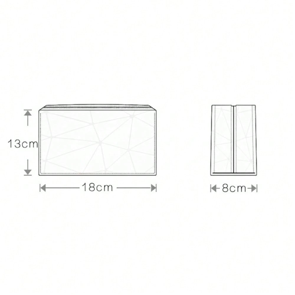 Geometric Luminous Makeup Bag  - Tech Accessories Travel Organizer Pouch avis et prix