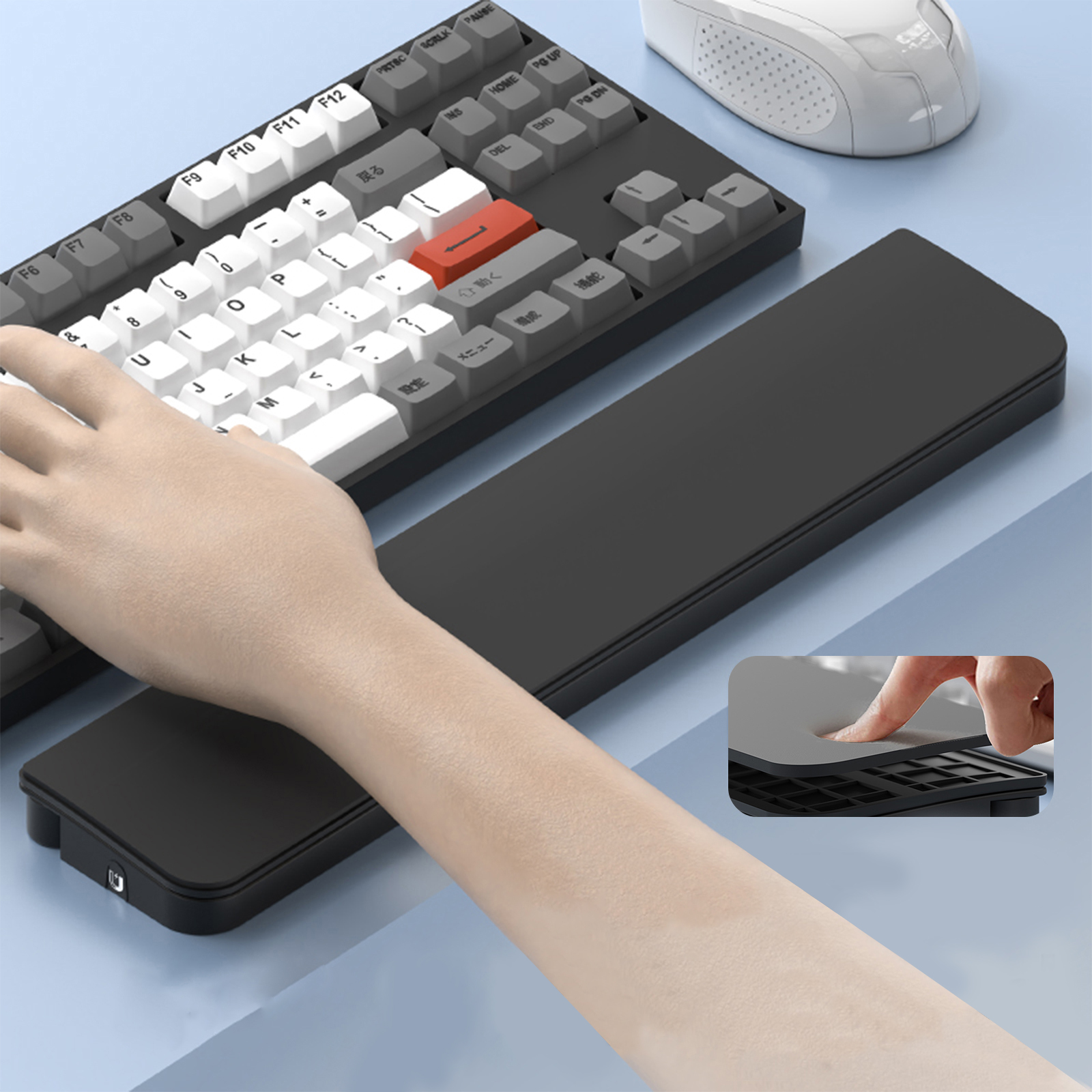 Keyboard Wrist Rest With 22 In - Keyboard Wrist Pad Leather avis et prix