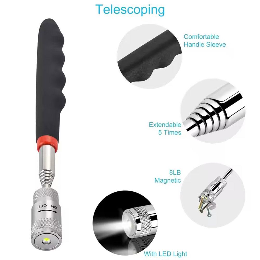 Telescopic Magnetic Pen with L - Pen Holder Magnetic avis et prix