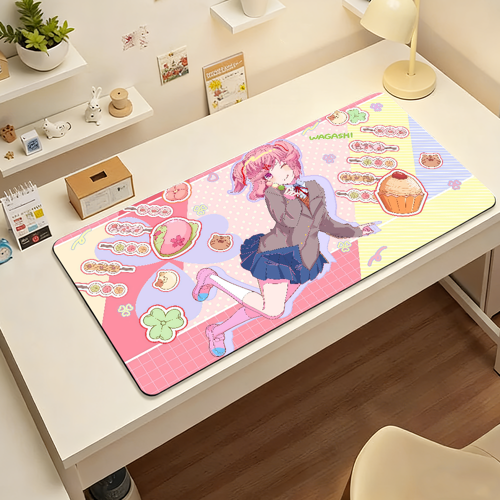 Cartoon Anime D-DDLC Mouse Pad - Keyboard Wrist Pad Leather avis et prix