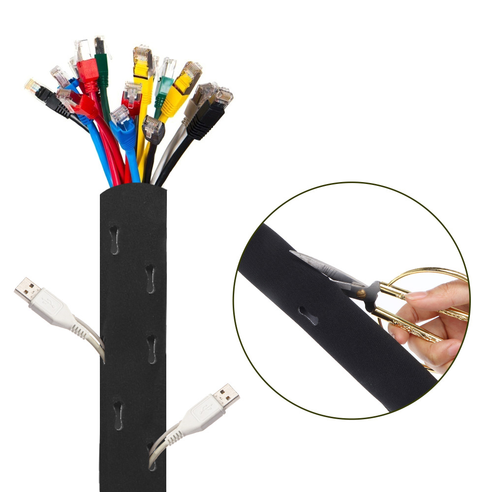 DIY Cable Management Sleeve Br - Cable Sleeve Neoprene avis et prix