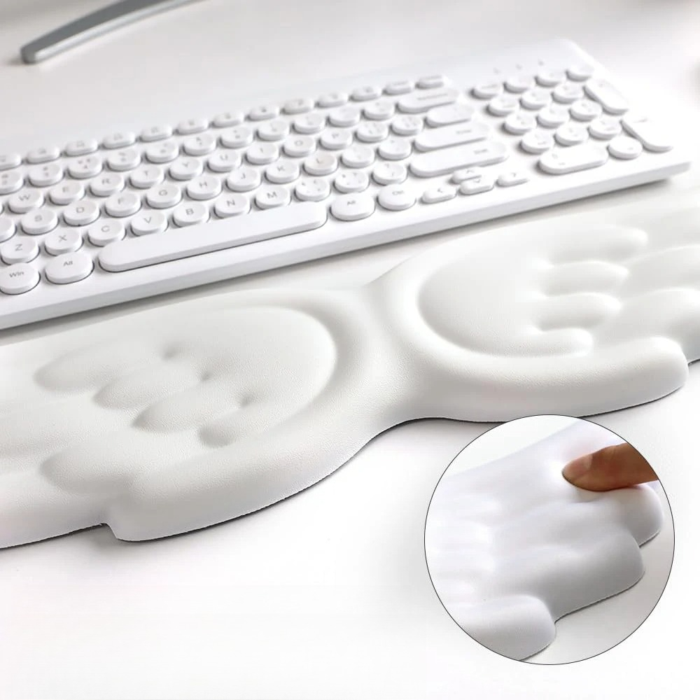 Mousepad Ergonomic Angel Keybo - Keyboard Wrist Pad Leather avis et prix