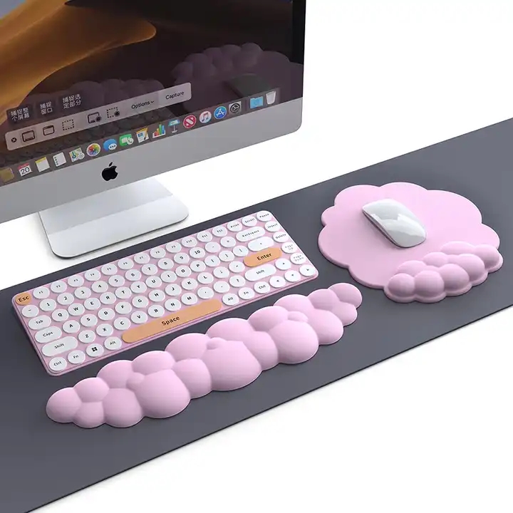 Waterproof PU Leather Mouse Pa - Keyboard Wrist Pad Leather avis et prix