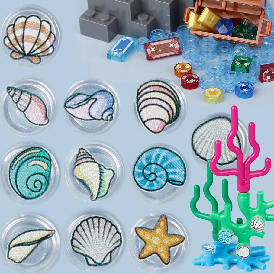 MOC Sea Shell Printed Tiles St - Tech Diving Accessories avis et prix