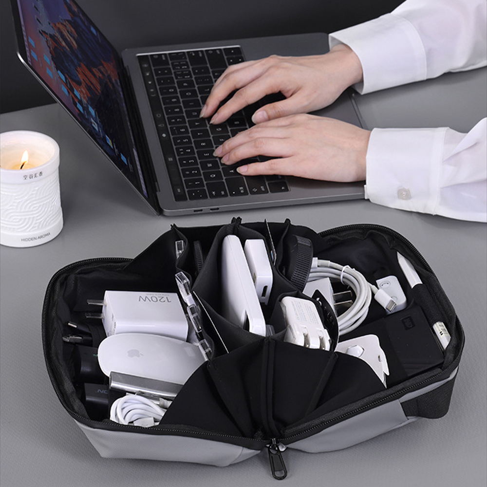 1PCS Travel Tech Pouch,Waterpr - Tech Accessories Travel Organizer Pouch avis et prix