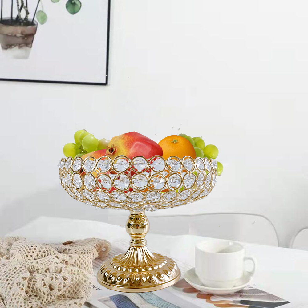 1pcs Crystal Fruit Gold living - Tech Room Accessories avis et prix