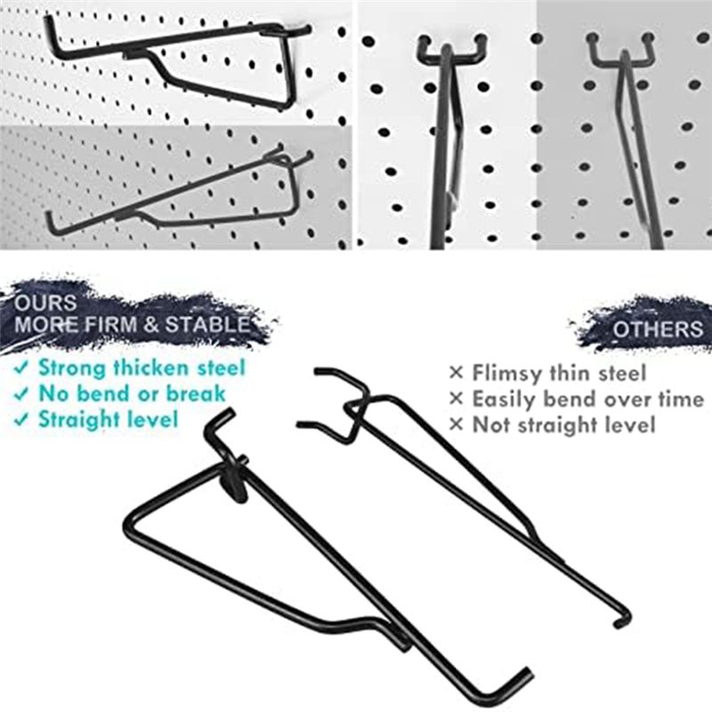 75STO-Peg Board Shelf Hooks, 8 - Tech Room Accessories avis et prix