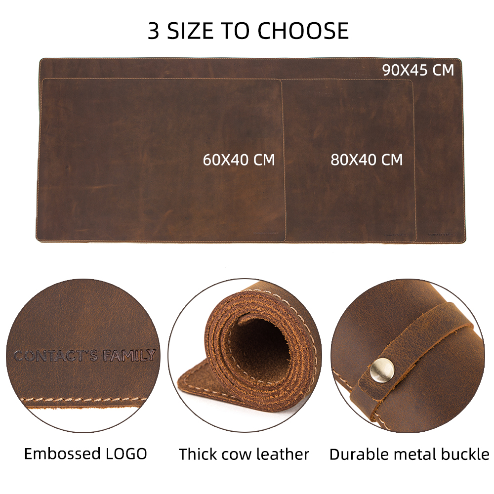 CONTACT'S FAMILY Genuine Leath - Keyboard Wrist Pad Leather avis et prix