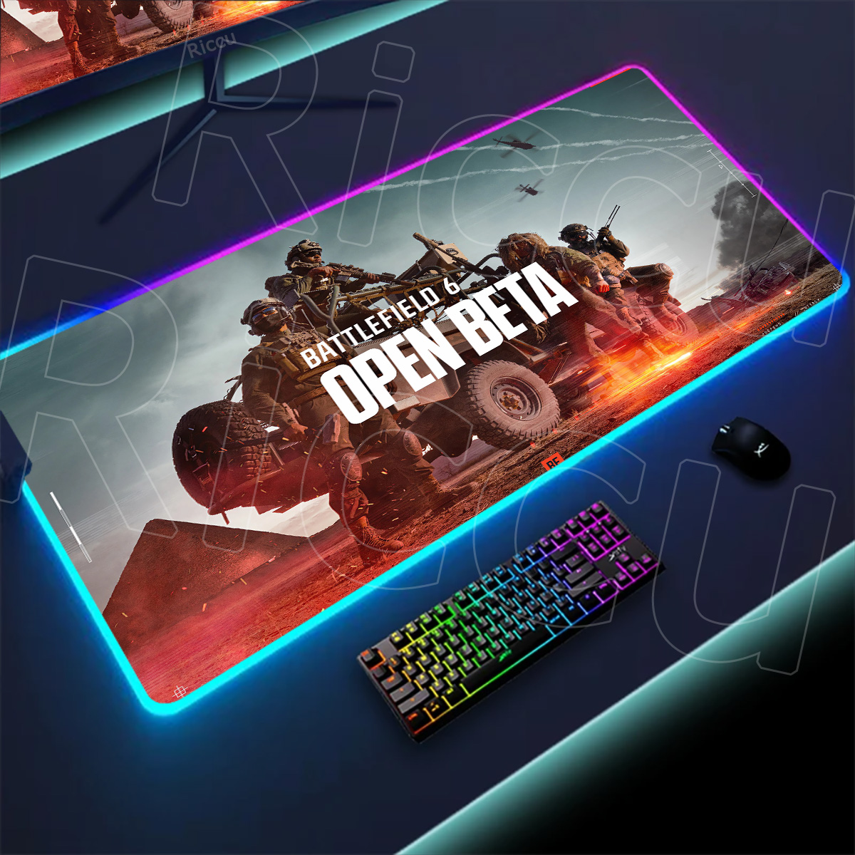 New Gamer Rgb Desk Mat Back Li - Tech Table Accessories avis et prix