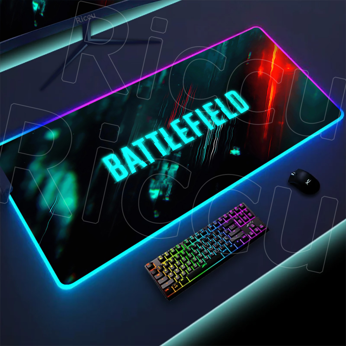 New Gamer Rgb Desk Mat Back Li - Tech Table Accessories avis et prix