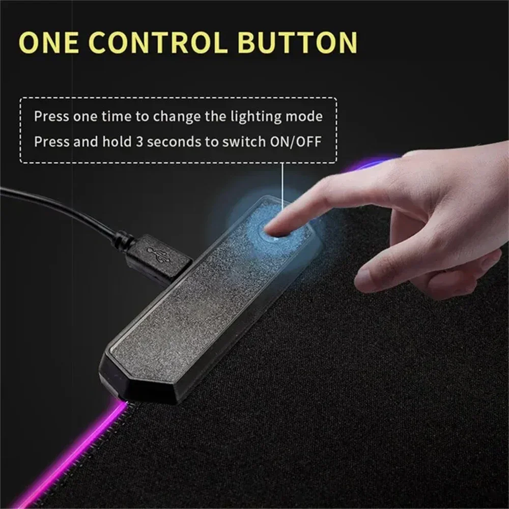 New Gamer Rgb Desk Mat Back Li - Tech Table Accessories avis et prix
