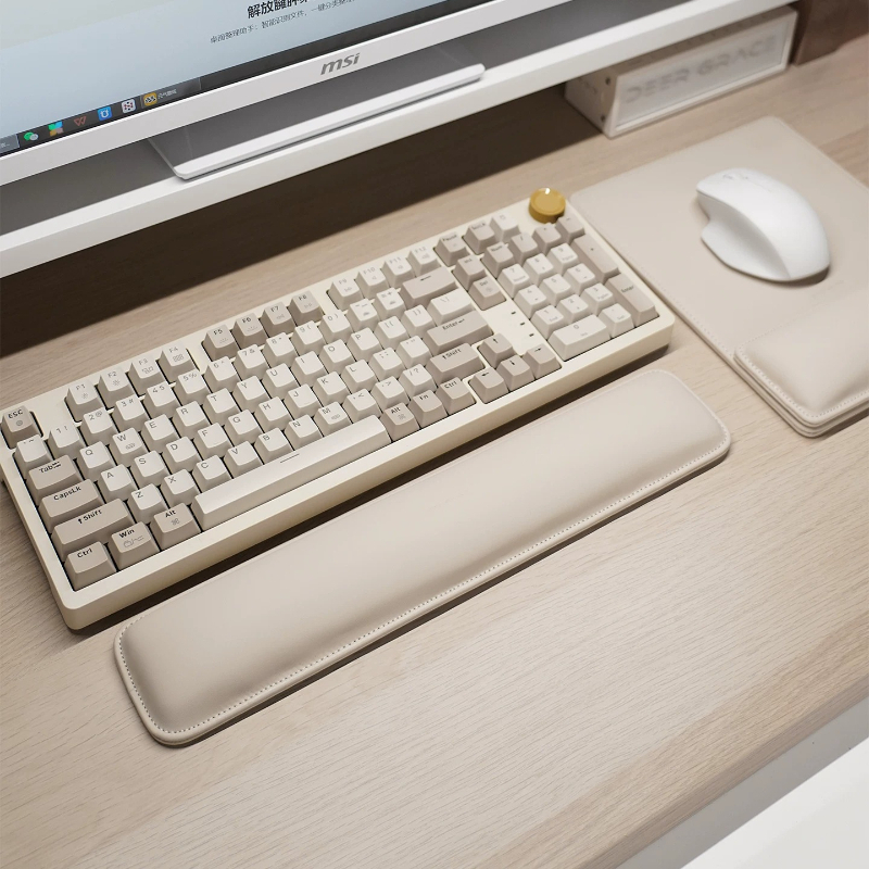 Keyboard Wrist Pad Customized  - Keyboard Wrist Pad Leather avis et prix