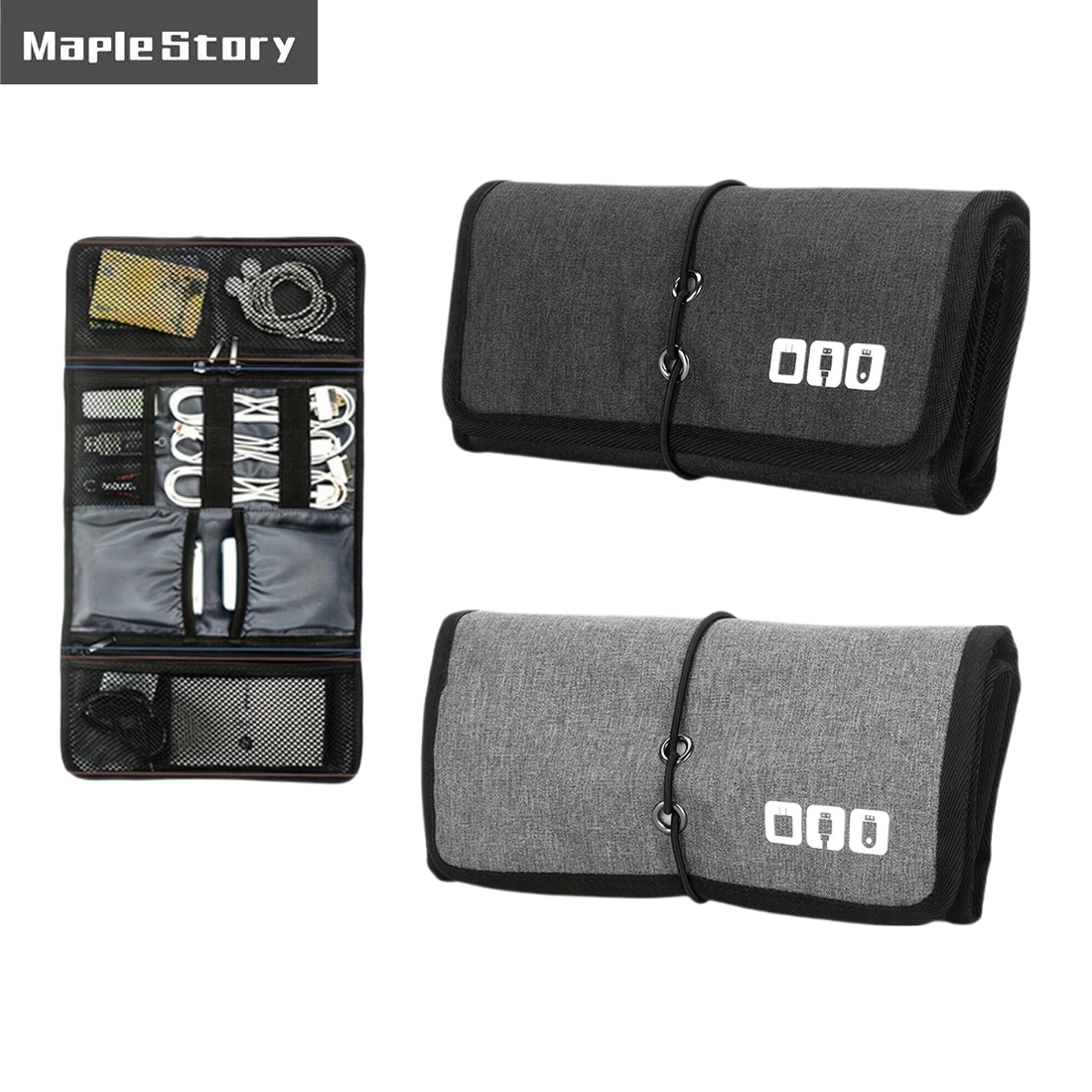 Travel Cable Storage Bag，Elect - Tech Accessories Travel Organizer Pouch avis et prix