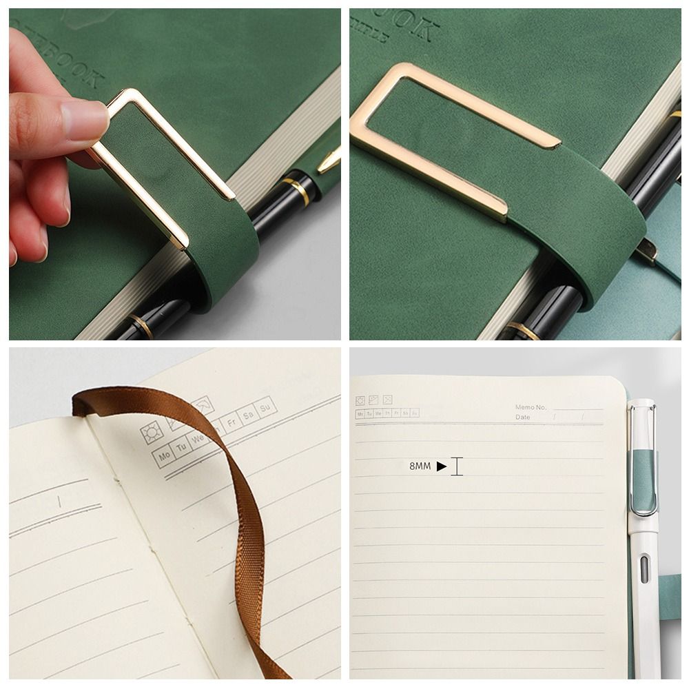 New PU Leather Magnetic Buckle - Pen Holder Magnetic avis et prix