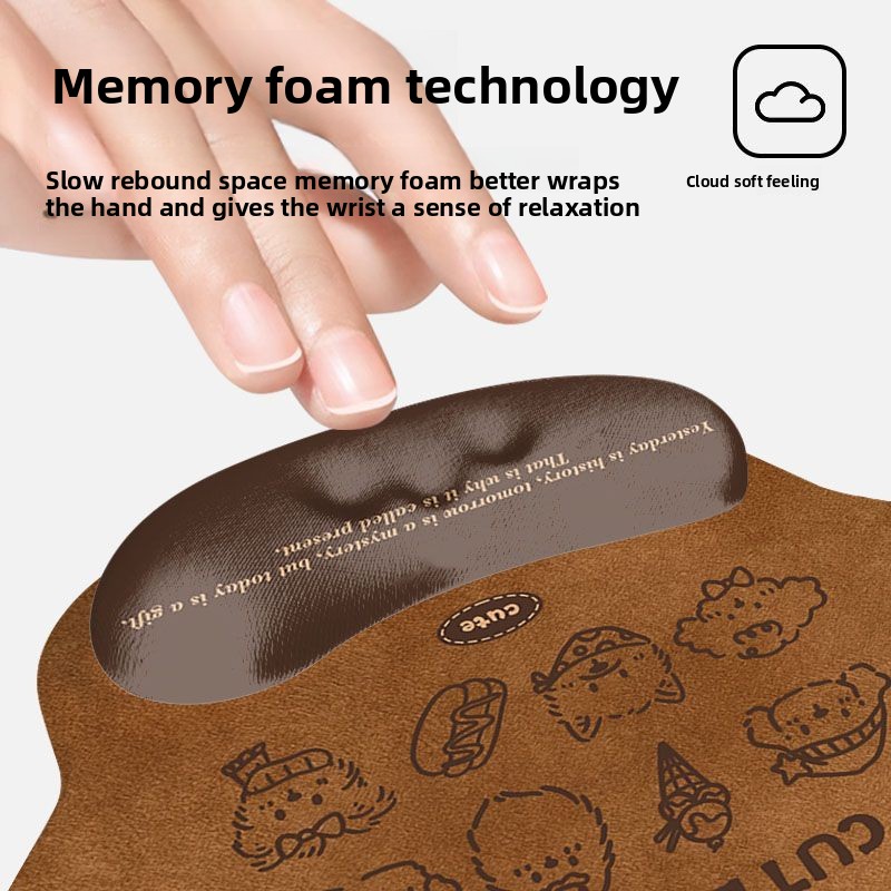 Cartoon Cute Mouse Pad Puppy W - Keyboard Wrist Pad Leather avis et prix
