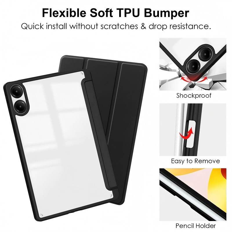 For Xiaomi Poco Pad M1 Case Wi - Pen Holder Magnetic avis et prix
