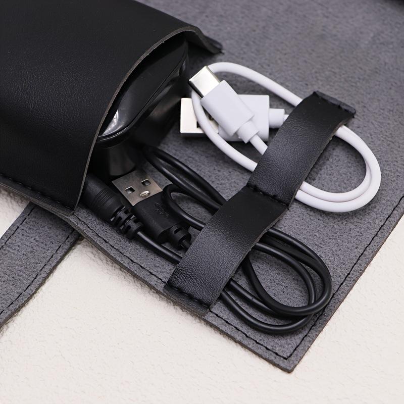 1pc PU Leather Multi-Compartme - Tech Woven Accessories avis et prix