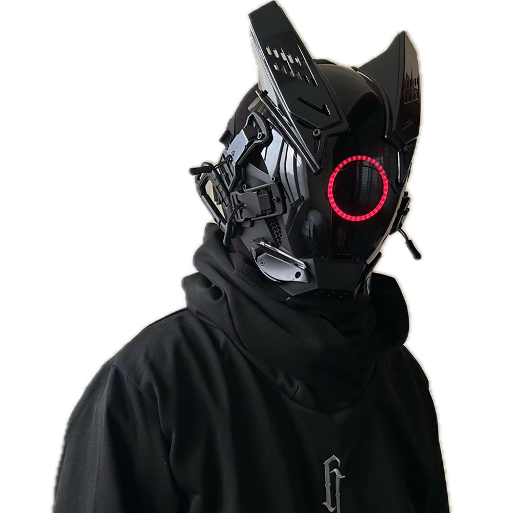 Cyberpunk LED Mask Cosplay Mas - Tech Wear Accessories avis et prix
