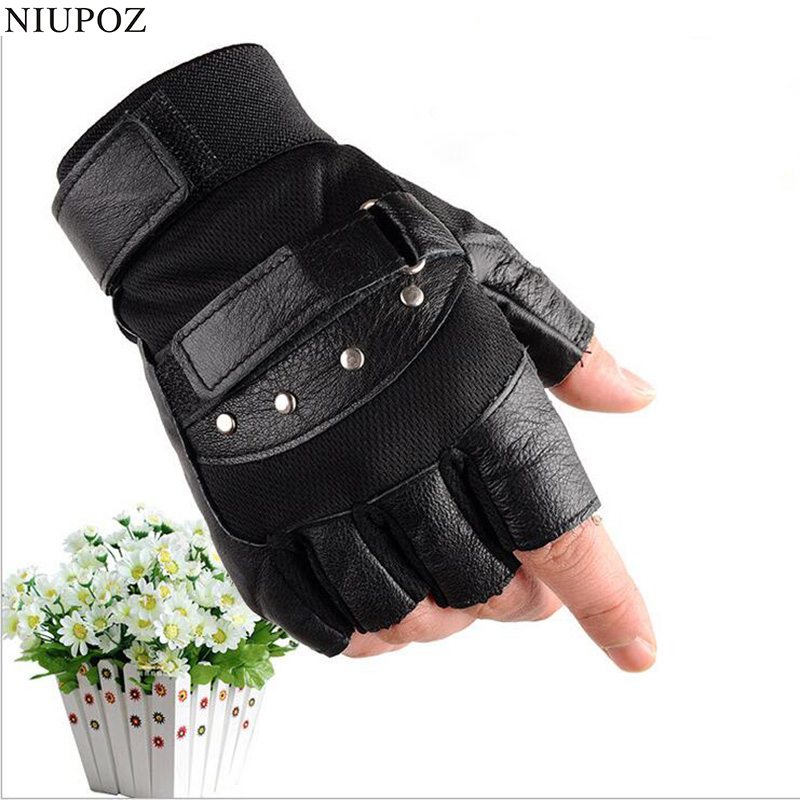 Men's Half Finger Leather Fitn - Tech Wear Accessories avis et prix