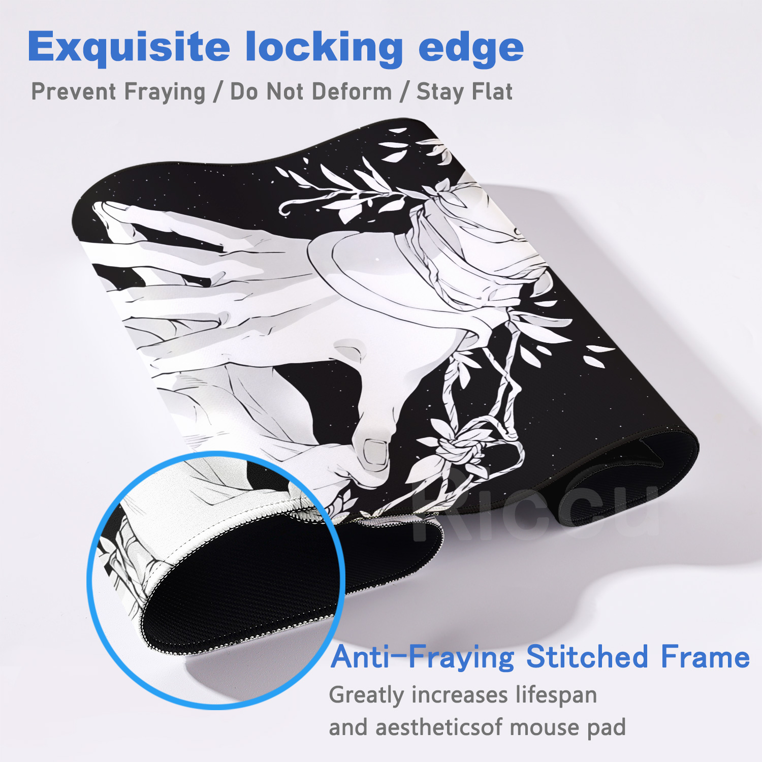 HD Large Black White XXL Gothi - Tech Table Accessories avis et prix