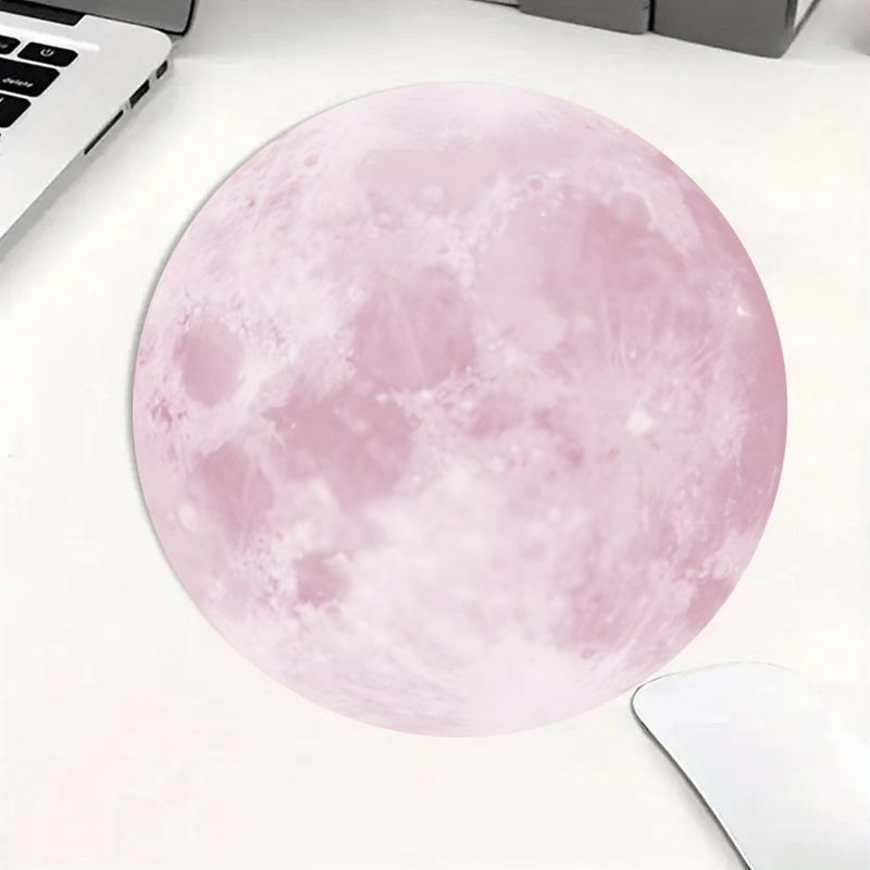 Moon pattern  round Mouse Pad  - Tech Table Accessories avis et prix