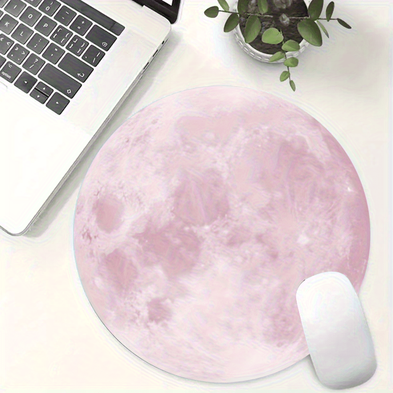 Moon pattern  round Mouse Pad  - Tech Table Accessories avis et prix