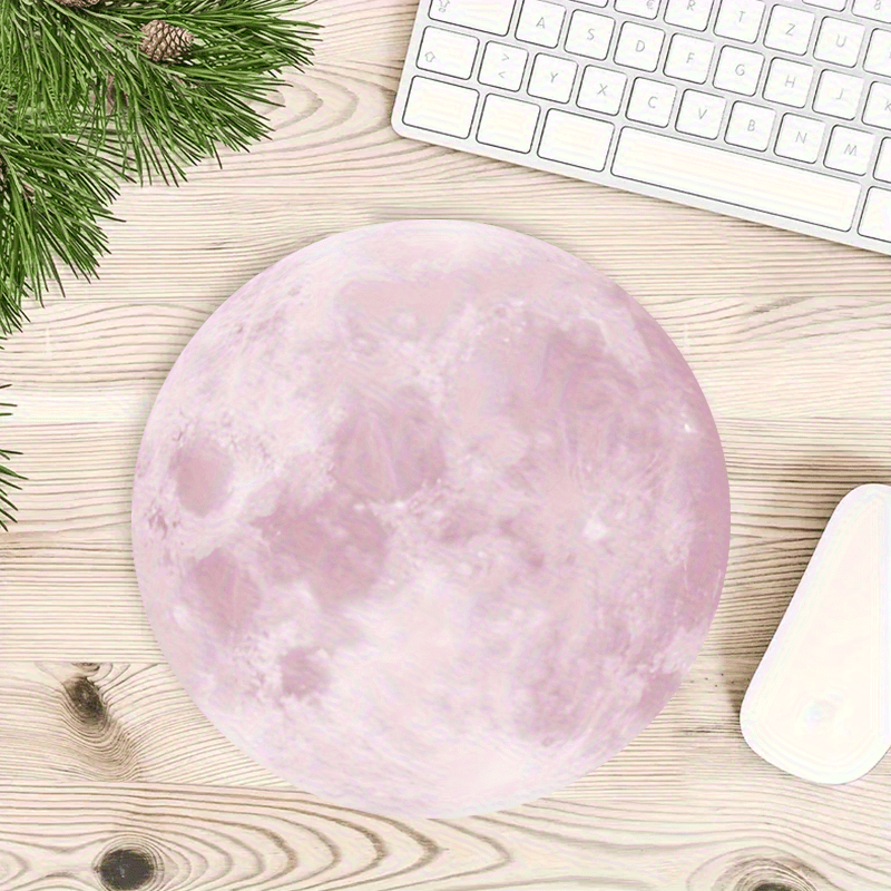 Moon pattern  round Mouse Pad  - Tech Table Accessories avis et prix
