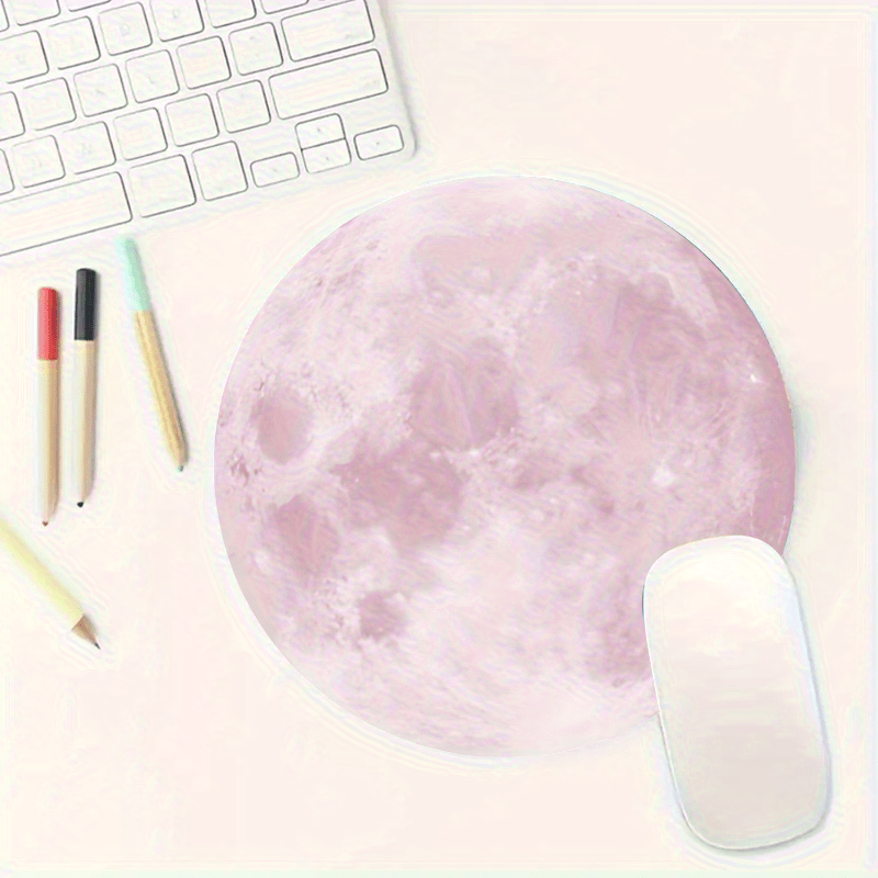 Moon pattern  round Mouse Pad  - Tech Table Accessories avis et prix