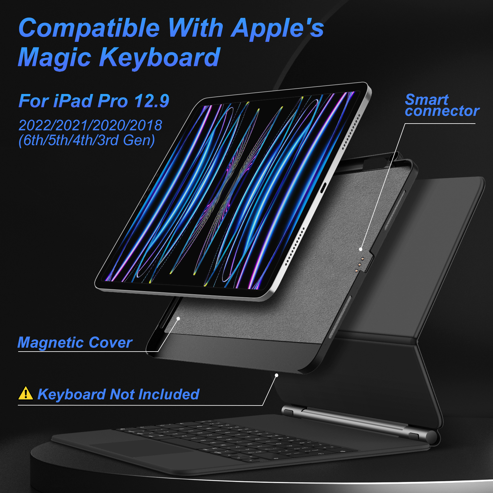 GOOJODOQ Magnetic Case for iPa - Pen Holder Magnetic avis et prix