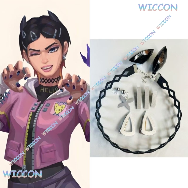Valorant Clove  Clip Collar Bu - Tech Hair Accessories avis et prix