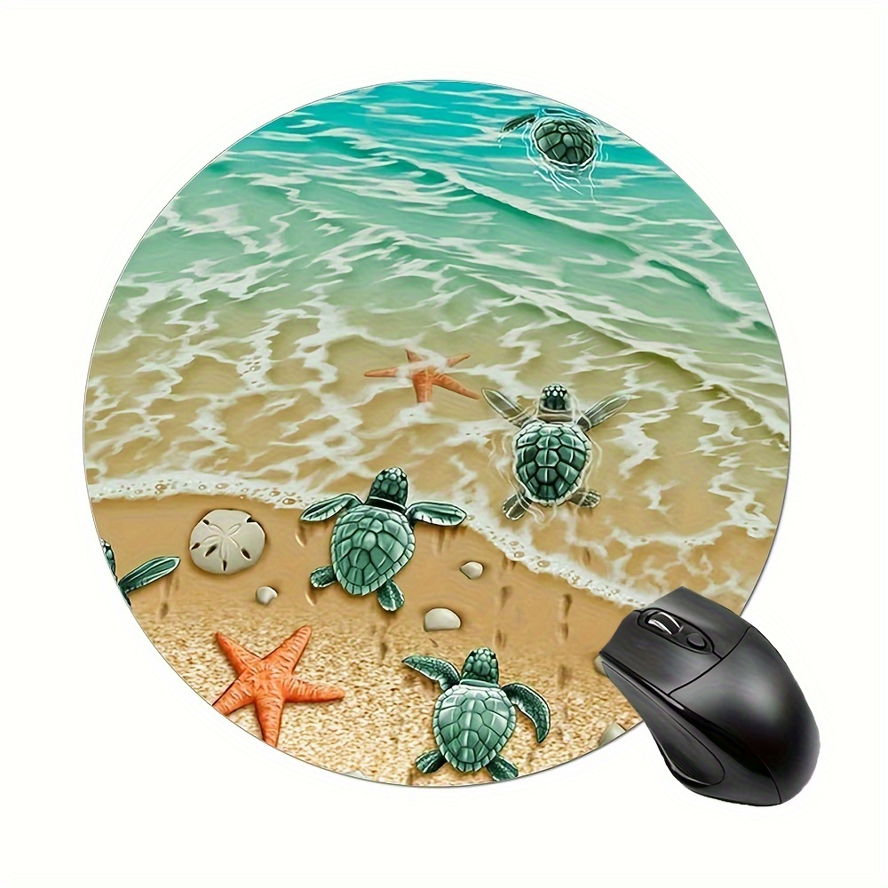 Adorable Turtle Starfish Round - Tech Table Accessories avis et prix